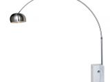 Achille Castiglioni Arco Floor Lamp Mid Century Arc Floor Lamp Adjustable Arm and White Square Marble