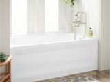 Acrylic Alcove Bathtubs 60" Cary Acrylic Alcove Tub White Bathroom