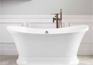 Acrylic Bathtubs Canada 60 In Freestanding Bathtub Acrylic Pure White Dk Pw