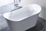 Acrylic Bathtubs for Sale Shop Vanity Art 67 Inch Freestanding Acrylic soaking