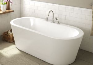 Acrylic Bathtubs Lowes A Bath & Shower Inc Una Acrylic Free Standing Bathtub All
