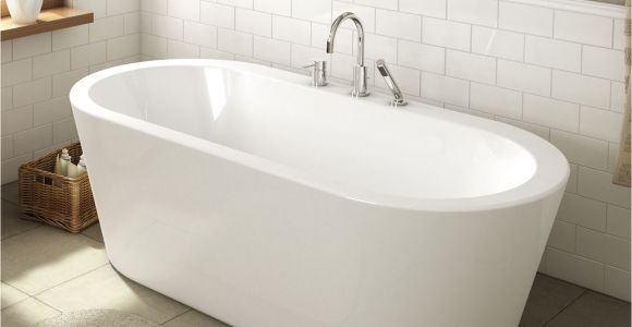 Acrylic Bathtubs Lowes A Bath & Shower Inc Una Acrylic Free Standing Bathtub All