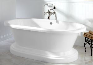Acrylic Bathtubs Price 71" Bali Acrylic Double Ended Pedestal Tub Bathroom