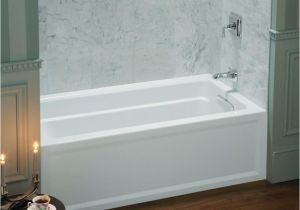 Acrylic Bathtubs Vs Porcelain Corner Bath Shower Bo Bathtub Size In Feet Small