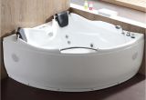 Acrylic Corner Bathtubs Eago 60 In Acrylic Fset Drain Corner Apron Front