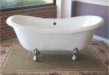 Acrylic Footed Bathtubs 68" Acrylic Double Ended Slipper Clawfoot Tub