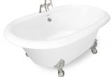 Acrylic Footed Bathtubs American Bath Factory 72 In Acrastone Acrylic Double