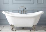 Acrylic Footed Bathtubs Rosalind Acrylic Clawfoot Tub with Imperial Feet