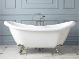 Acrylic Footed Bathtubs Rosalind Acrylic Clawfoot Tub with Imperial Feet