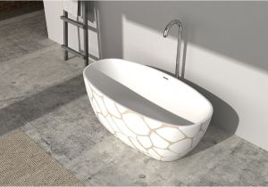 Acrylic Stone Bathtubs 1830x800x550mm Resin Acrylic Oval Colored Tub Stone solid