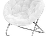 Adult Saucer Chair Mainstays Faux Fur Saucer Chair Multiple Colors Walmart Com