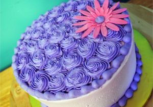 Advanced Cake Decorating Classes Near Me Purple buttercream Cake Sweet Melissa S Cakes Pinterest Cake