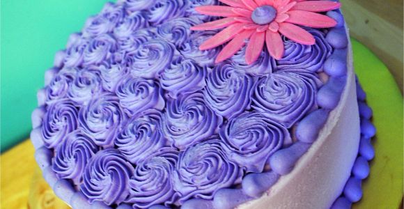 Advanced Cake Decorating Classes Near Me Purple buttercream Cake Sweet Melissa S Cakes Pinterest Cake
