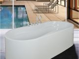 Akdy Freestanding Bathtub Akdy 67" Freestanding soaking Bathtub