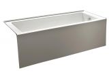 Alcove Acrylic Bathtubs Kingston Brass Contemporary 5 Ft Acrylic Right Hand Drain