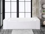 Alcove Acrylic Bathtubs Shop Florence 60" X 34" Alcove Acrylic soaking Bathtub