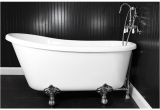 Alcove Bathtub 58 Inches Long Shop Spa Collection 58 Inch Swedish Slipper Clawfoot Tub
