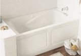 Alcove Bathtub 58 Inches Shop American Standard Evolution 2425v Lho 002 020 White