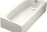 Alcove Bathtub 60 X 32 Dynametric Alcove 60" X 32" soaking Bathtub Finish White