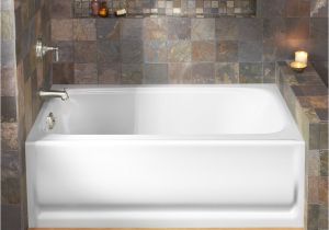 Alcove Bathtub 60 X 32 Kohler Bancroft Alcove 60" X 32" soaking Bathtub & Reviews