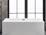 Alcove Bathtub 60 X 34 Florence 60″ X 34″ Alcove Acrylic soaking Bathtub with