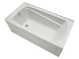 Alcove Bathtub 60 X 42 Mirabelle Mirbda6032lwh White Bradenton 60" X 32" Three