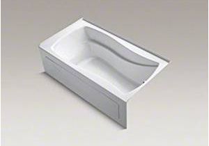 Alcove Bathtub 66 X 36 Mariposa Alcove 66" X 36" soaking Bathtub Finish White