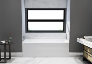 Alcove Bathtub 66 X 36 Shop 66 X 32 Inches Acrylic Deep soak Alcove Bathtub