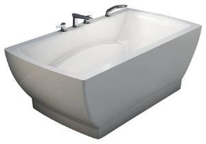 Alcove Bathtub Australia Neptune 66"x36" Zora Alcove Rectangular Bathtub with Skirt