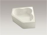Alcove Bathtub Center Drain Kohler Tercet R 60" X 60" Alcove Whirlpool with Tile
