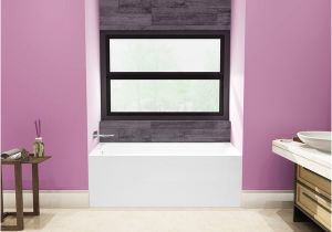 Alcove Bathtub Deep Shop 54 X 30 Inches Acrylic Deep soak Alcove Bathtub