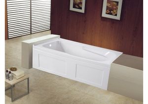 Alcove Bathtub Deep Shop 60 X 32 Inches Acrylic Deep soak Alcove Bathtub