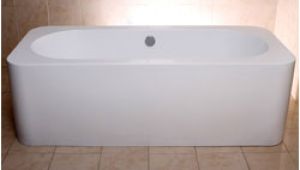 Alcove Bathtub Depth Modern White Rectangular Kiran Drop In Alcove Bathtub