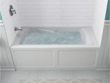 Alcove Bathtub Jetted American Standard Everclean 60 In X 32 In Left Drain