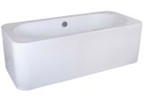 Alcove Bathtub Lengths Modern White Rectangular Kiran Drop In Alcove Bathtub