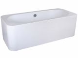 Alcove Bathtub Lengths Modern White Rectangular Kiran Drop In Alcove Bathtub