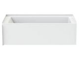Alcove Bathtub Lowes A2 60 In White Acrylic Rectangular Right Hand Drain Alcove