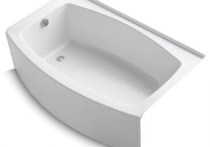 Alcove Bathtub Lowes Expanse Curved Alcove Bath Tub Left Hand Drain 60"x32 38