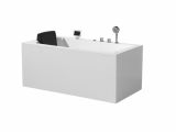 Alcove Bathtub Menards Ariel Platinum 59" X 30" White 17 Jet Massage Whirlpool