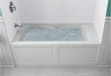 Alcove Bathtub Parts American Standard Everclean 60 In X 32 In Left Drain