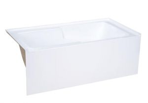 Alcove Bathtub Right Hand Drain Voltaire 54" X 30" Alcove Right Hand Drain Apron Bathtub