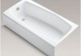 Alcove Bathtub Sale Kohler K 715 0 60" Left Hand Cast Iron Bathtub White