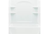 Alcove Bathtub Vs Skirted Sterling Skirted 60 25 In White Vikrell Rectangular Right