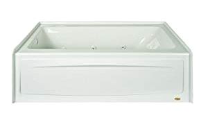 Alcove Bathtub with Jets Jacuzzi J1s6032wlr1xxw White Signature 60" Acrylic