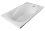 Alcove Bathtubs 60 X 36 Proflo Pfs6036awh White 60" X 36" Drop In or Alcove