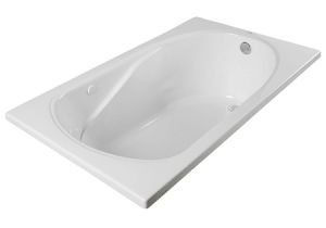 Alcove Bathtubs 60 X 36 Proflo Pfs6036awh White 60" X 36" Drop In or Alcove