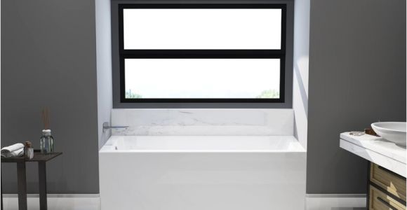 Alcove Bathtubs for Sale Kingston Brass Acrylic 66" X 32" Alcove soaking Bathtub