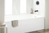 Alcove Bathtubs Images 60" Rolfe Acrylic Alcove Tub White Bathroom