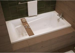 Alcove Bathtubs soaking Maax Exhibit 60" X 32" Acrylic Alcove Bathtub with Tiling