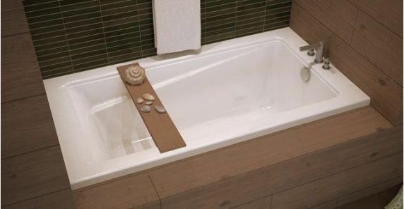 Alcove Bathtubs soaking Maax Exhibit 60" X 32" Acrylic Alcove Bathtub with Tiling